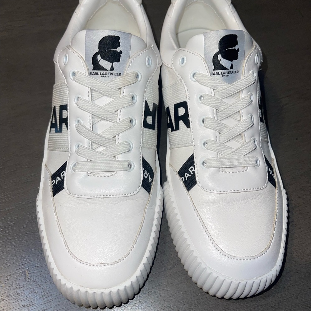 Karl Lagerfeld
Women's White Jaylee Lace Up Sneaker